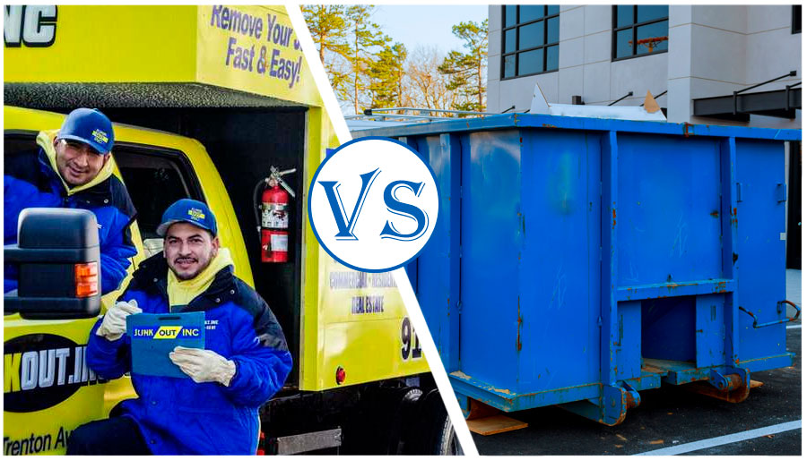 Hiring a Junk Removal Company vs. Renting a Dumpster—Junk Out Inc.