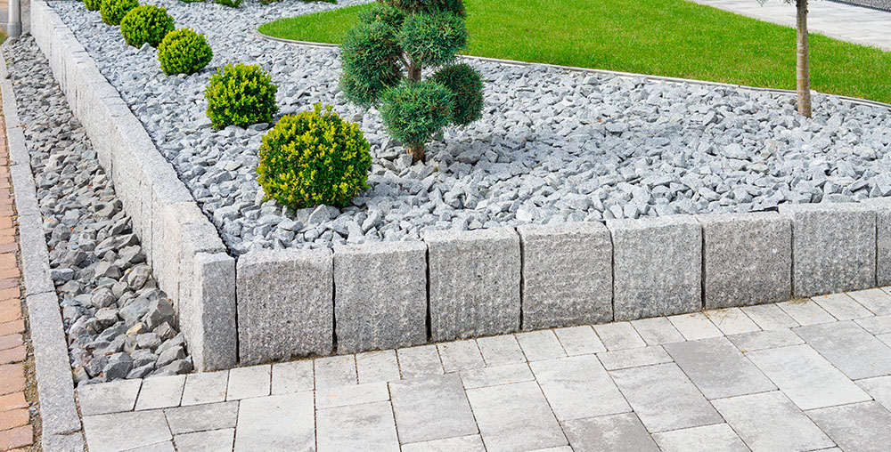 Repurposed Concrete in Landscaping