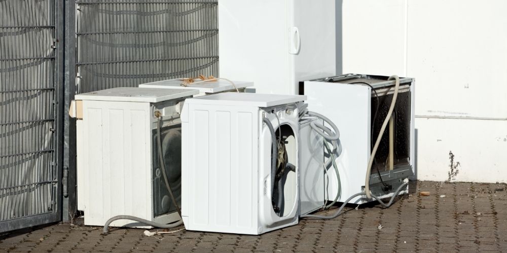Washer and dryer disposal method