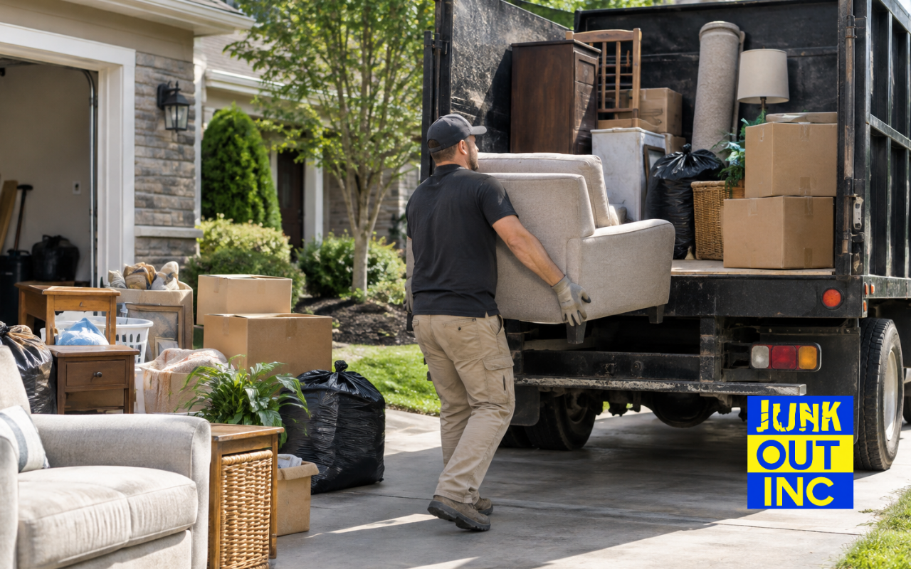 Junk removal in New Rochelle NY during a home cleanout