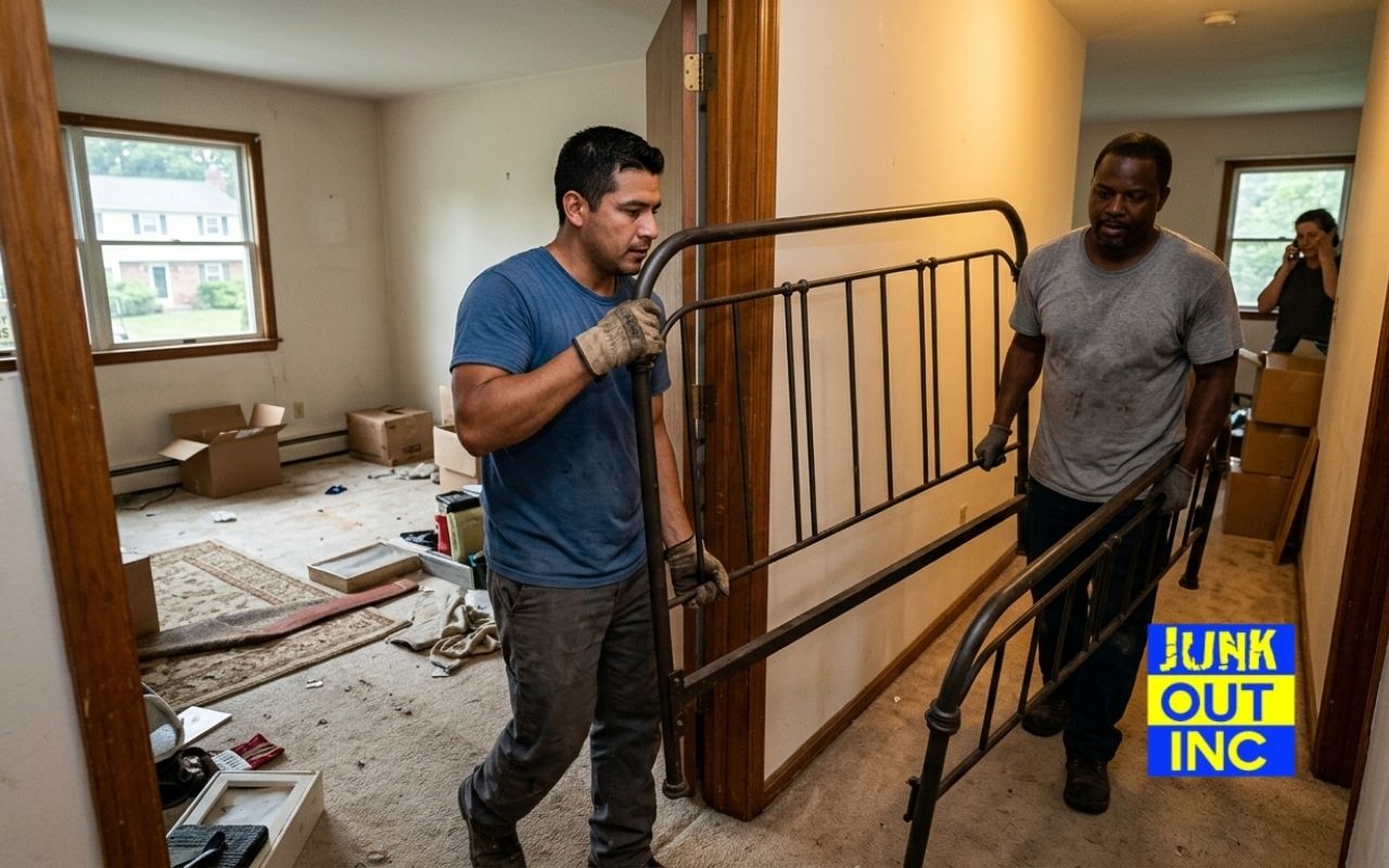 bed frame removal in Greenburgh, NY during home cleanout