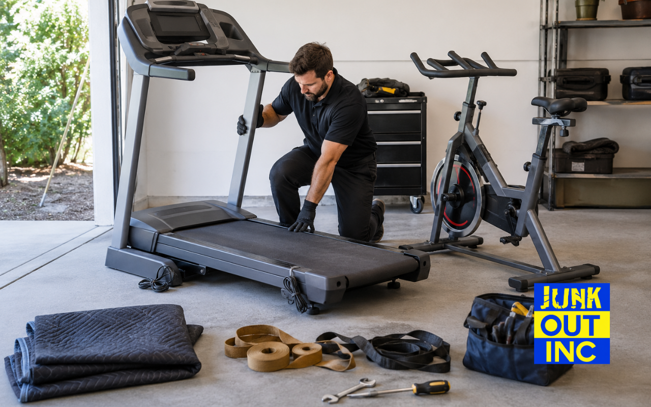 Guide showing how to get rid of old exercise equipment safely