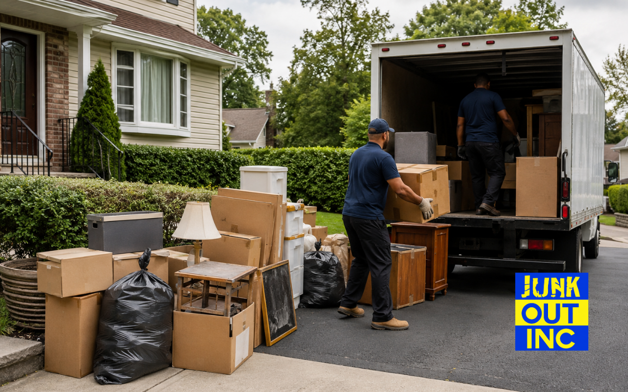 Junk removal in Yonkers, NY for a home cleanout